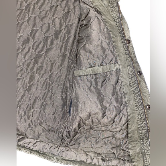 G.H. Bass & Co. Men’s Military Field Jacket Green Olive Large Full Zip Pockets - Picture 13 of 16